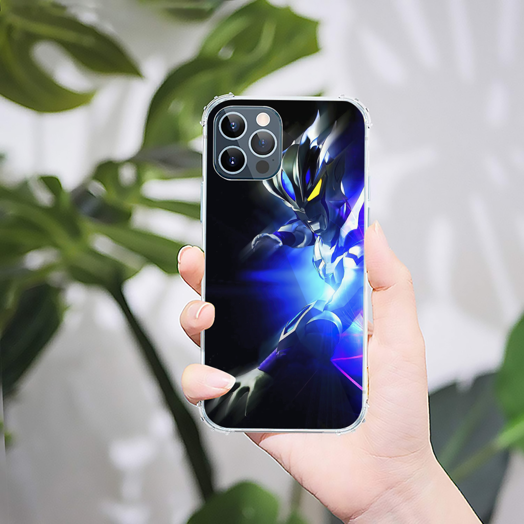 （画像用） ウルトラマン Ultraman 【iPhone 12シリーズ対応】透明スマホケース（クリアソフトケース）
